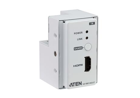 ATEN VanCryst VE1801AEUT - video/ lyd/ seriell-forlenger - HDBaseT Lite (VE1801AEUT-AT-G)
