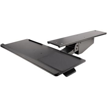 STARTECH Under Desk Keyboard Tray - Ergonomic Adjustable Computer Keyboard and Mouse Tray w/Mouse Pad - 10inch x 26inch (KBTRAYADJ2)