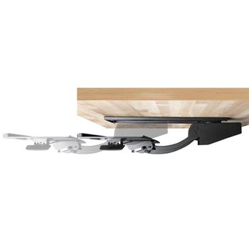 STARTECH Under Desk Keyboard Tray - Ergonomic Adjustable Computer Keyboard and Mouse Tray w/Mouse Pad - 10inch x 26inch (KBTRAYADJ2)