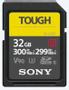 SONY Pro Tough SD 32GB 18x stronger UHS-II R300 W299 V90