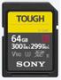 SONY Pro Tough SD 64GB 18x stronger UHS-II R300 W299 V90