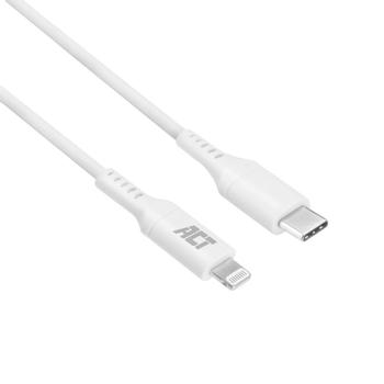ACT USB-C naar Lightning oplaad- en datakabel 1 m MFI gecertificeerd (AC3014)