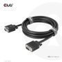CLUB 3D VGA CABLE BIDIRECTIONAL M/M 3m/9.84ft 28AWG (CAC-1703)