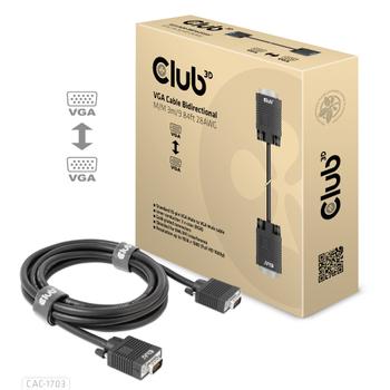 CLUB 3D Vga Cable Bidirectional M/M  (CAC-1703)