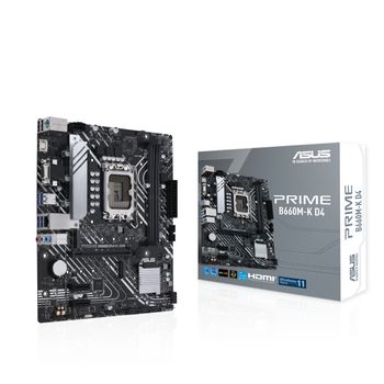 ASUS PRIME B660M-K D4 LGA1700 DDR4 mATX MB (90MB1950-M0EAY0)