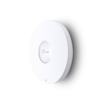 TP-LINK AX3000 Ceiling Mount Dual-Band Wi-Fi 6 Access Point  PORT:1x1Gbps RJ45 Port SPEED:574Mbps at  2.4 GHz + 2402 Mbps at 5 GHz FEATURE: 802.3at POE and 12V DC,  2xInternal Antennas,  160MHz  Supported,   M (EAP650)