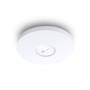 TP-LINK AX3000 Ceiling Mount Dual-Band Wi-Fi 6 Access Point  PORT:1x1Gbps RJ45 Port SPEED:574Mbps at  2.4 GHz + 2402 Mbps at 5 GHz FEATURE: 802.3at POE and 12V DC,  2xInternal Antennas,  160MHz  Supported,   M (EAP650)