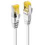 LINDY S/FTP PacthCord Cat7. RJ45 Plug. White. 0.3m Factory Sealed (47320)