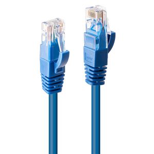 LINDY Cat.6 U/UTP Kabel, blau, 2m (48018)