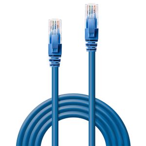 LINDY Cat.6 U/UTP Kabel, blau, 2m (48018)