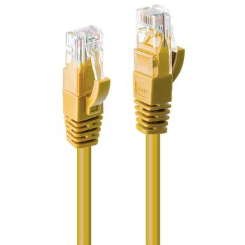 LINDY Cat.6 U/UTP Cable, yellow, 0.5m (48061)
