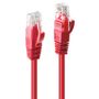 LINDY U/UTP PatchCord Cat6. CU. Red. 0.3m Factory Sealed