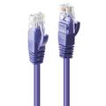 LINDY 0.3M Cat.6 U/Utp Cable, Purple