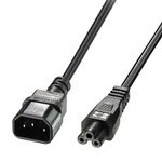LINDY IEC Extension Cable IEC C14 to IEC C5, 5m Black (30343)