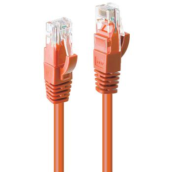 LINDY 0.3M Cat.6 U/Utp Cable, Orange (48105)