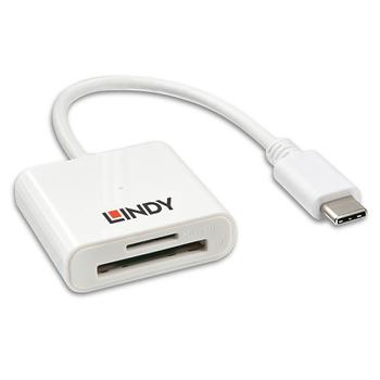 LINDY 43185 card reader USB 3.2 Gen 1 (3.1 Gen 1) Type-C White (43185)
