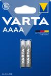 2x AAAA, Alkaline, Cylindrisk,  AAAA, Blå, Hvid, Blister