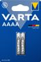 VARTA 2x AAAA, Alkaline, Cylindrisk,  AAAA, Blå, Hvid, Blister
