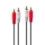 LINDY Audio Cable 2X Phono,Stereo/3M