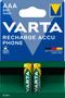 VARTA 1x2 Professional Accu NiMH 800 mAh AAA Phone Power