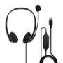 LINDY USB Stereo Headset with Microphone. Black Factory Sealed (42870)