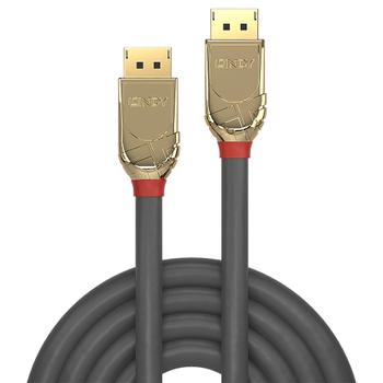 LINDY DisplayPort Kabel 2.00m, Gold Line (36292)