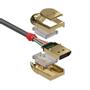 LINDY DisplayPort Kabel - 10 m Gold 4K Displayport 1.2 Grå (36296)