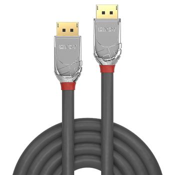 LINDY CROMO DisplayPort Cable. V1.4. M/M. Silver.. Factory Sealed (36301)