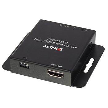 LINDY 70M Cat.6 4 Port Hdmi & Ir  (38155)