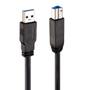 LINDY USB 3.0 Aktiv-Kabel Typ A/B M/M 10m (43098)