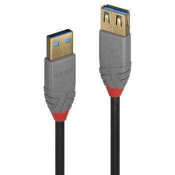 LINDY USB 3.0 Verlängerungskabel Typ A Anthra Line 0.5m (36760)