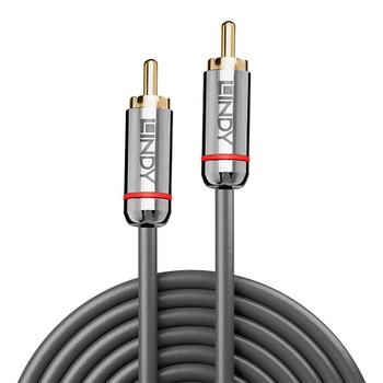 LINDY 35340 audio cable 2 m RCA Anthracite Factory Sealed (35340)