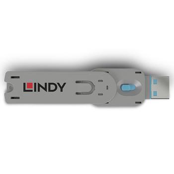 LINDY Schlüssel für USB Port Schloss blau (40622)