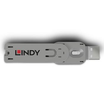 LINDY Port Blocker Key USB Type A White Factory Sealed (40624)