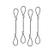 LINDY Cable Adapter Tethers - Pack