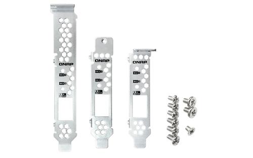 QNAP LONG/ FLAT/ SHORT 117X22/ 90X18/  80X16 MM PROFILE BRACKETS ACCS (BRKT-QM2-10G1T)