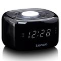 LENCO Clock Digital Black
