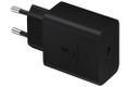 SAMSUNG WALL CHARGER 45W USB-C INC CABLE  5A C TO C BLACK CHAR
