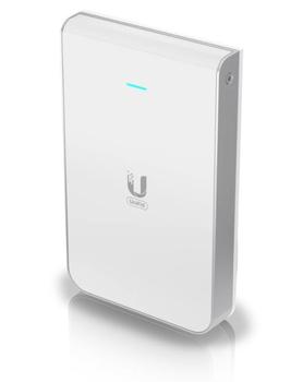 UBIQUITI UniFi Wall-mounted WiFi 6 access point w. built-in PoE switch (U6-IW)