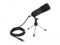 DELOCK Podcast Mic XLR +3pin stereo jack + adapter for phone/tablet