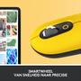 LOGITECH h POP - Mouse - customisable emoji - optical - 4 buttons - wireless - Bluetooth 5.1 LE - blast (910-006546)