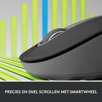 Logitech Signature M650 - mus - Bluetooth,  2.4 GHz - grafitt (910-006253)