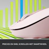 Logitech Signature M650 - mus - Bluetooth,  2.4 GHz - rosa (910-006254)