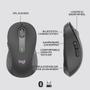 LOGITECH Signature M650 Wireless Mouse - GRAPHITE - EMEA (910-006253)