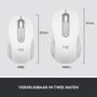 LOGITECH Signature M650 RF Wireless Bluetooth Optical 5 Buttons 2000 DPI Mouse Off White (910-006255)