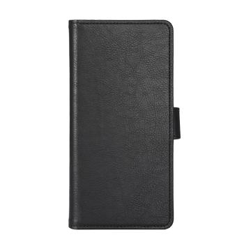 Essentials Samsung Galaxy S22 Ultra PU wall, detac, 3 card,Blk (1110669)