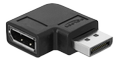 DELOCK DisplayPort 1.4 Adapter male to female 90° right angled 8K 60 Hz