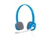 LOGITECH H150 Wired 3.5mm Audio Jack Stereo Headset - Blue, 1.8m Cable