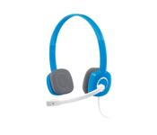 LOGITECH H150 Wired 3.5mm Audio Jack Stereo Headset - Blue, 1.8m Cable (981-000372)