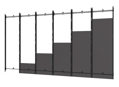 PEERLESS 6x6 Fixed Wall Mount for LG LSAA and LSAB (DS-LEDLSAA-6X6)